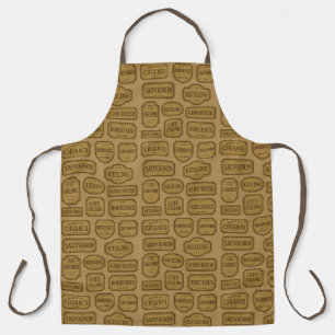 Signs with Wine Names by Natasha Us Apron