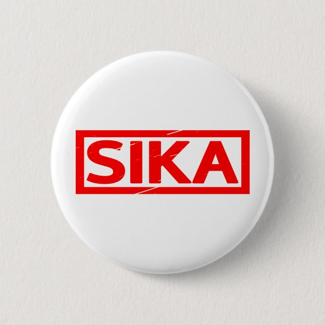 Sika Stamp 2 Inch Round Button (Front)