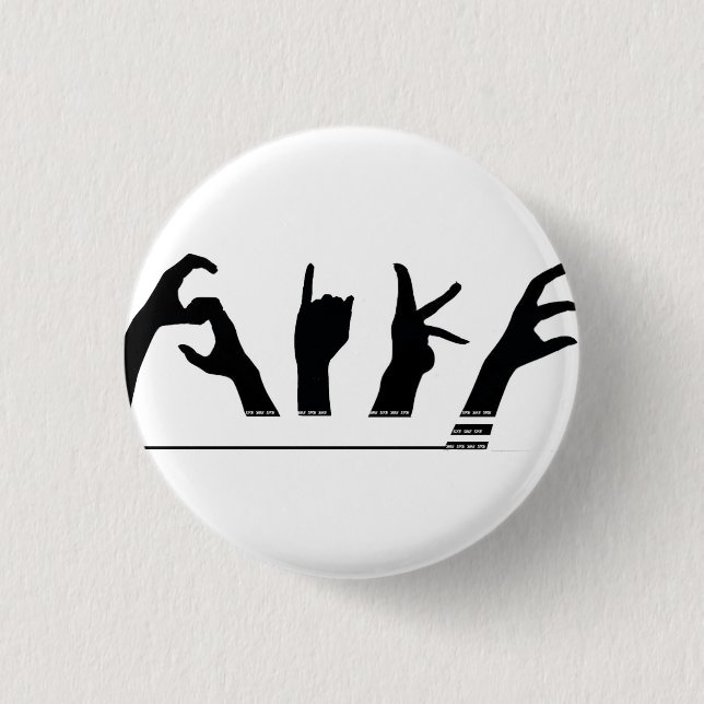 SiKE Button(Small) 1 Inch Round Button (Front)