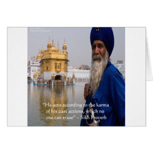 Sikh Actions/Karma Proverb