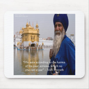 Sikh Actions/Karma Proverb Mouse Pad