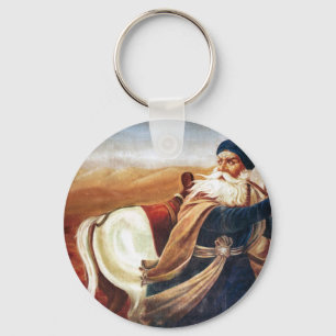 Sikh Art: Baba Deep Singh Keychain