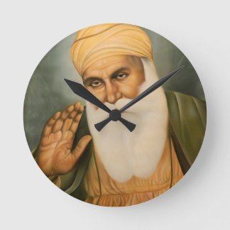 Sikh Art/Symbol Round Clock
