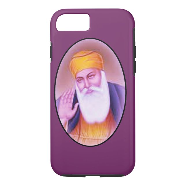 Sikh Guru Nanak Dev coque dur iphone (Dos)