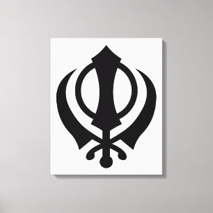 Sikh Khanda Canvas Print