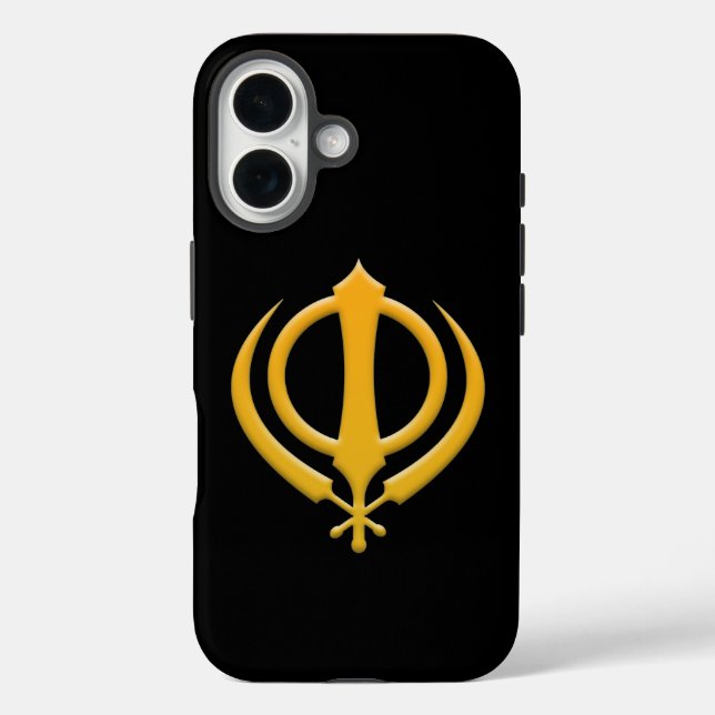 Sikh Khanda Case-Mate iPhone Case (Back)