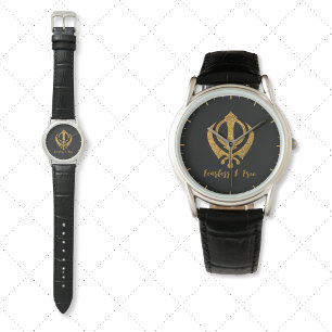 Sikh Khanda "Fearless & Free" Watch
