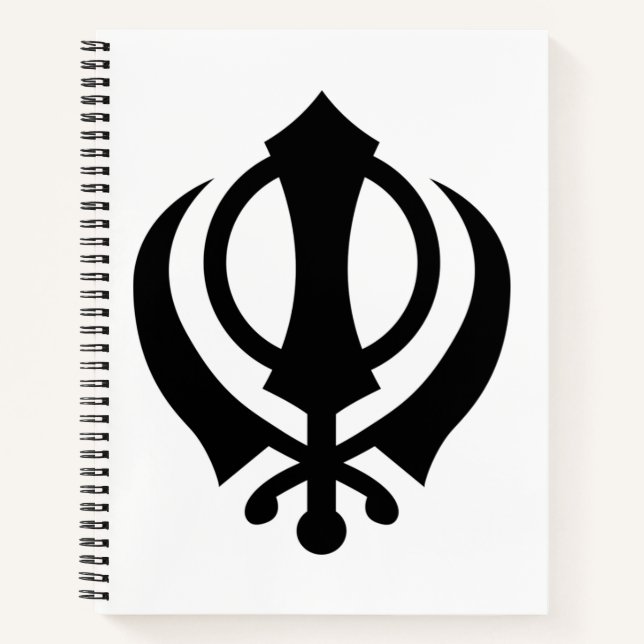 Sikh Khanda Notebook (Front)