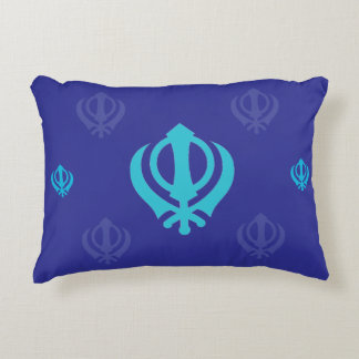 Sikh Khanda Symbol Decorative Pillow