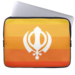 Sikh Khanda Symbol Laptop Sleeve