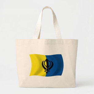 Sikhism Flag Tote Bag