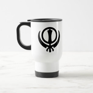 Sikhism Symbol Travel Mug