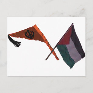 Sikhs for Palestine Postcard