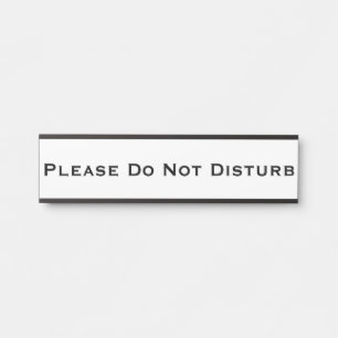 S'Il Vous Plaît Ne Pas Disturber Plaque amovible S