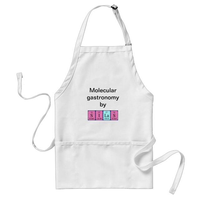 Silas periodic table name apron (Front)