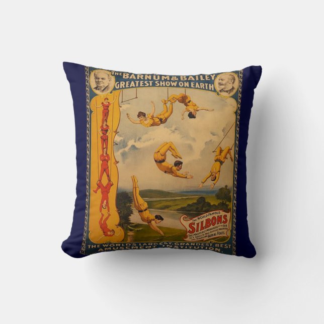 Silbons Throw Pillow (Front)