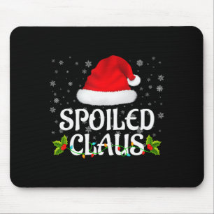 Siled Claus Christmas Lights Santa Pajama Family M Mouse Pad