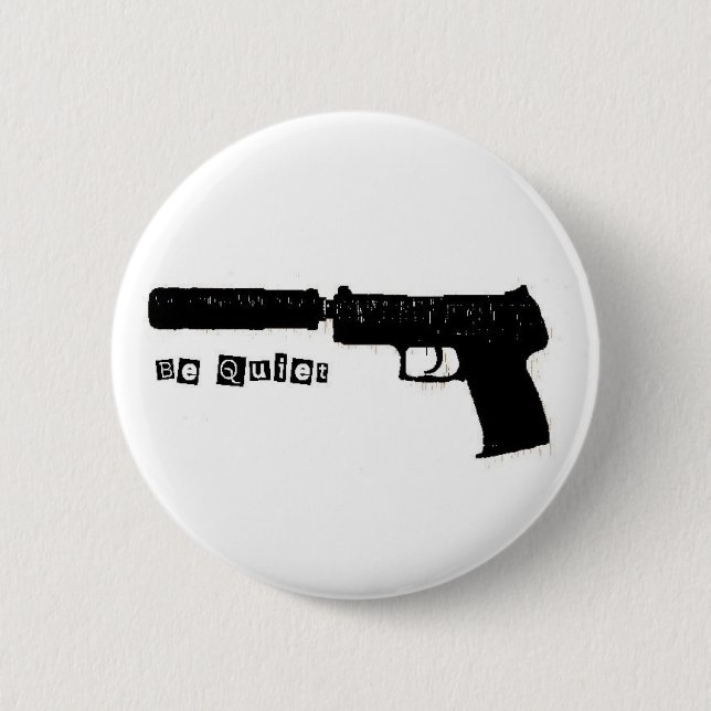 Silence 2 Inch Round Button (Front)