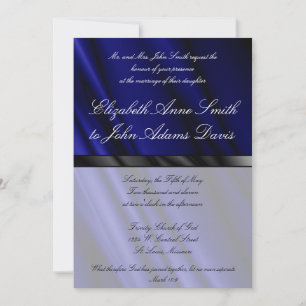 Silence bleue 2 Faire-part de mariage