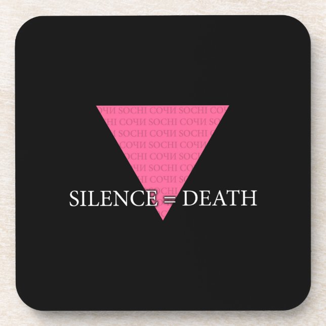 Silence = Death Coaster (Front)