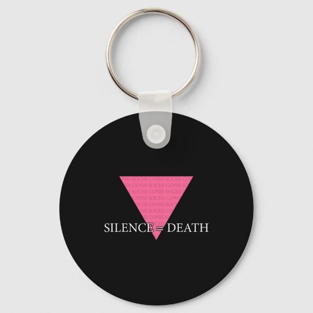 Silence = Death Keychain (Front)