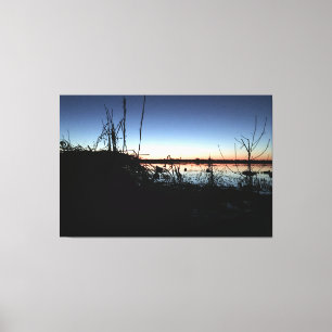 Silence in the Duck Blind Canvas Print