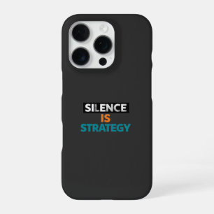 Silence is iPhone 16 pro case