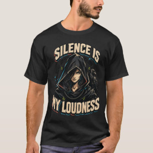 Silence Is My Loudness Gothic Raven T-Shirt