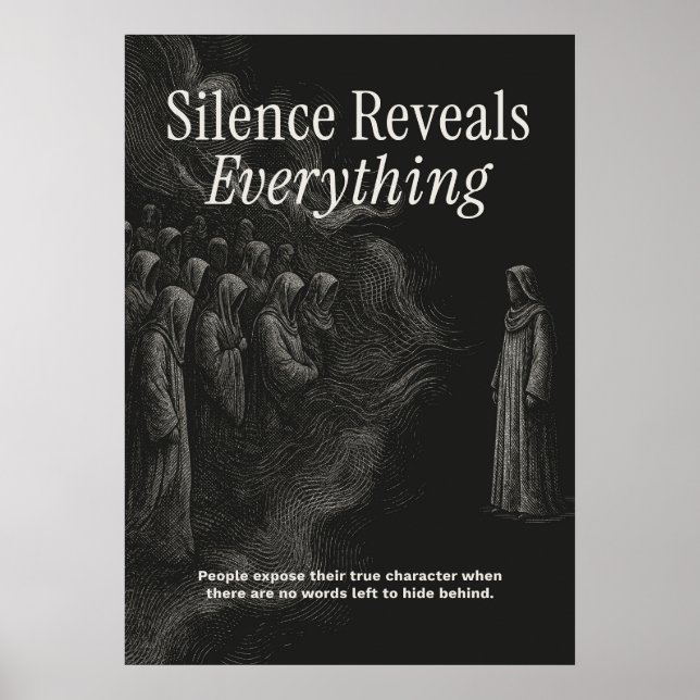 Silence Reveals Everything Poster (Front)