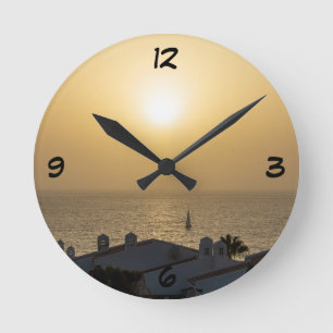 Silence Round Clock