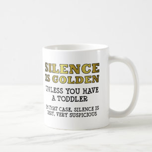 Silence Suspect avec des Tout-Petits Mug Drôle