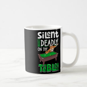 Silent But Deadly - Billiards Lynx  Coffee Mug