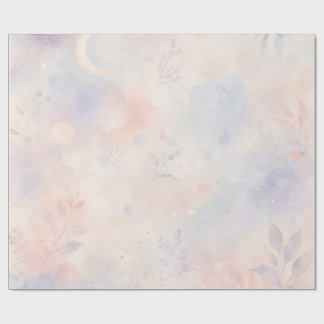 Silent Cat in Moonlight Wrapping Paper