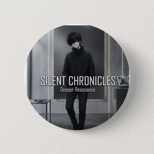 Silent Chronicles Deeper Resonance Anime Aesthetic 2 Inch Round Button (Front)