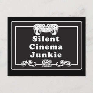 Silent Cinema Junkie Postcard
