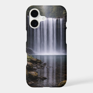 Silent Forest Waterfall – Calm Nature Landscape