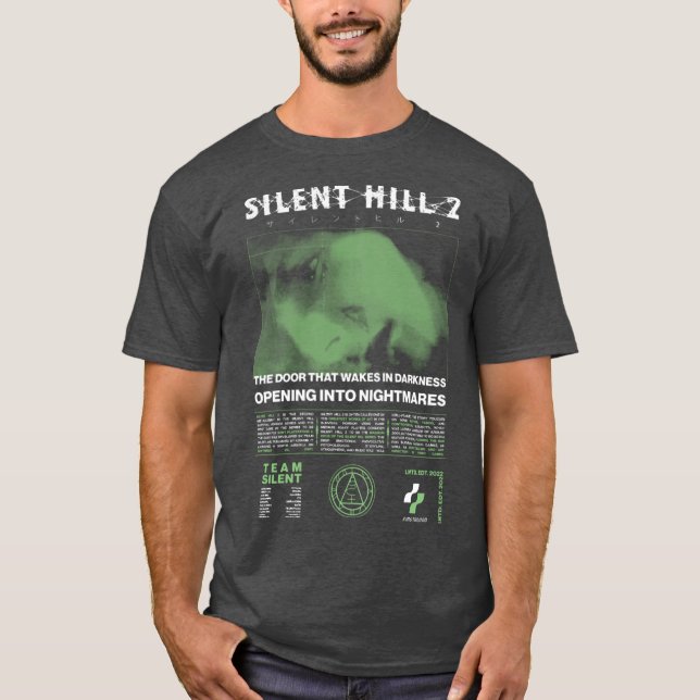 SILENT HILL 2 v1 funny T-Shirt (Front)