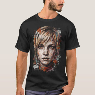 Silent Hill 3 Heather Mason Denim Vest Butterfly K T-Shirt