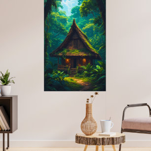 Silent House in the Tropical Forest Poster