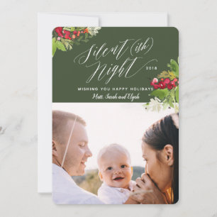 Silent (ish) night holiday photo card