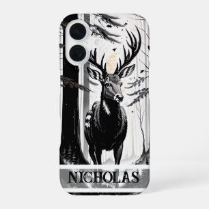 Silent Majesty in the Woods iPhone 16 Case