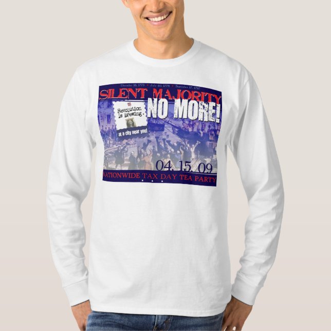 Silent Majority-NO MORE! T-Shirt (Front)