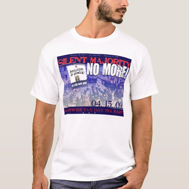 Silent Majority- NO MORE! T-Shirt (Front)