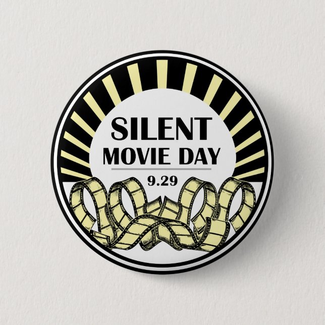 Silent Movie Day Button (Front)