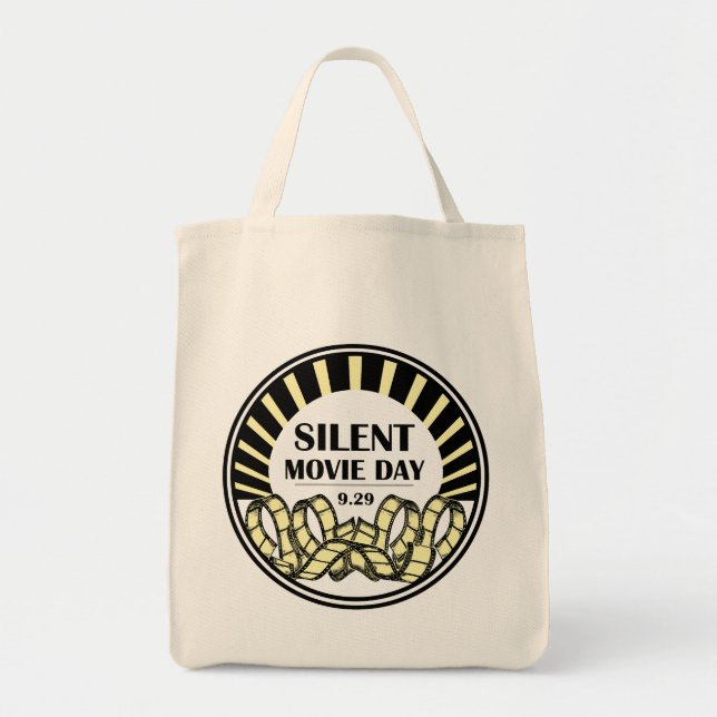 Silent Movie Day Tote Bag (Front)