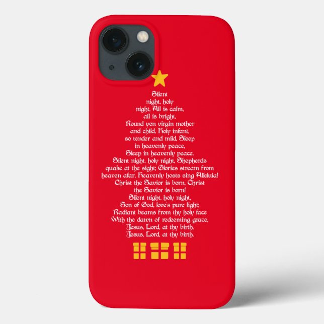 Silent Night Case-Mate iPhone Case (Back)