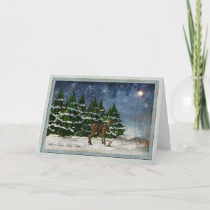 Silent Night Christmas Card