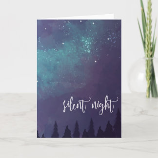 Silent Night - Christmas Greeting Card