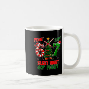 Silent Night Christmas Tree 67 Pajamas Funny Six S Coffee Mug