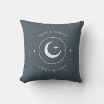 Silent Night Cozy Night Moon Stars Decorative